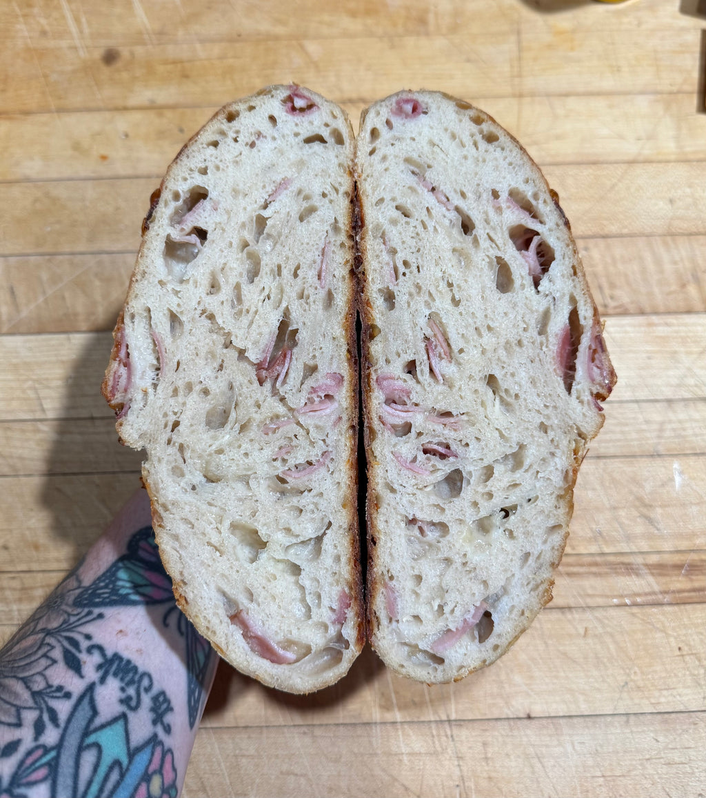 Ham & Swiss Sourdough