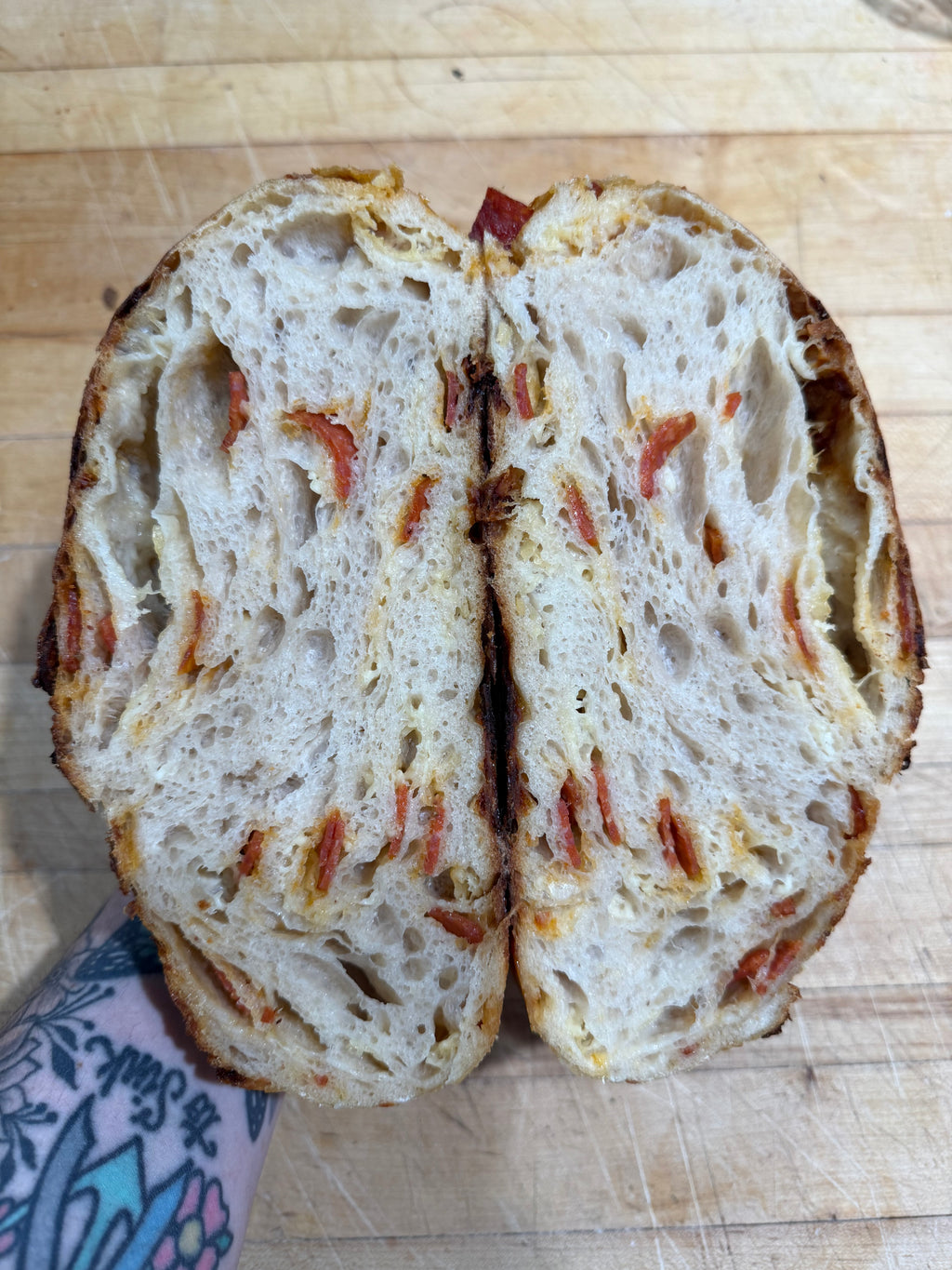 Pepperoni Mozzarella Sourdough