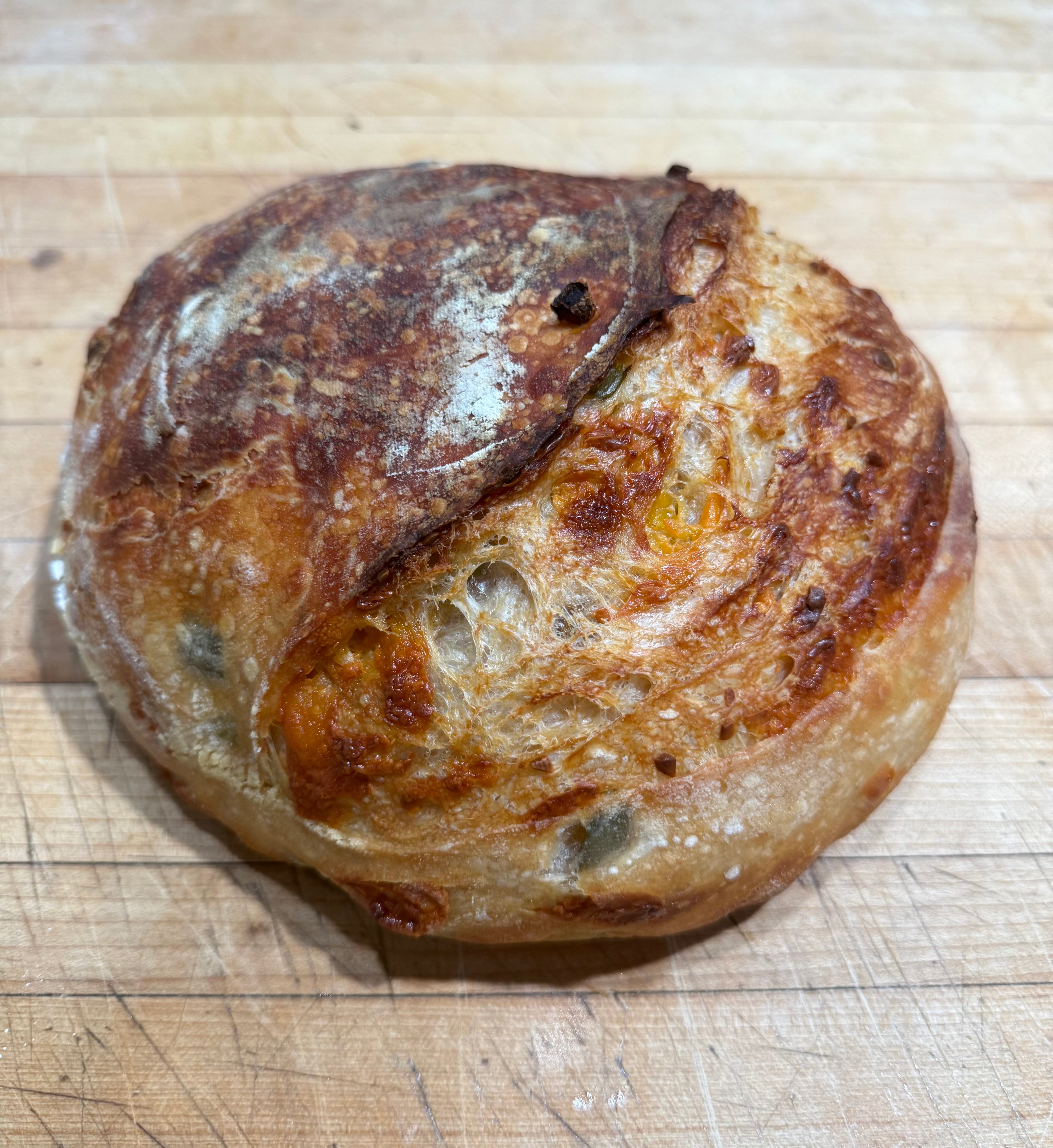 Jalapeno Cheddar Sourdough