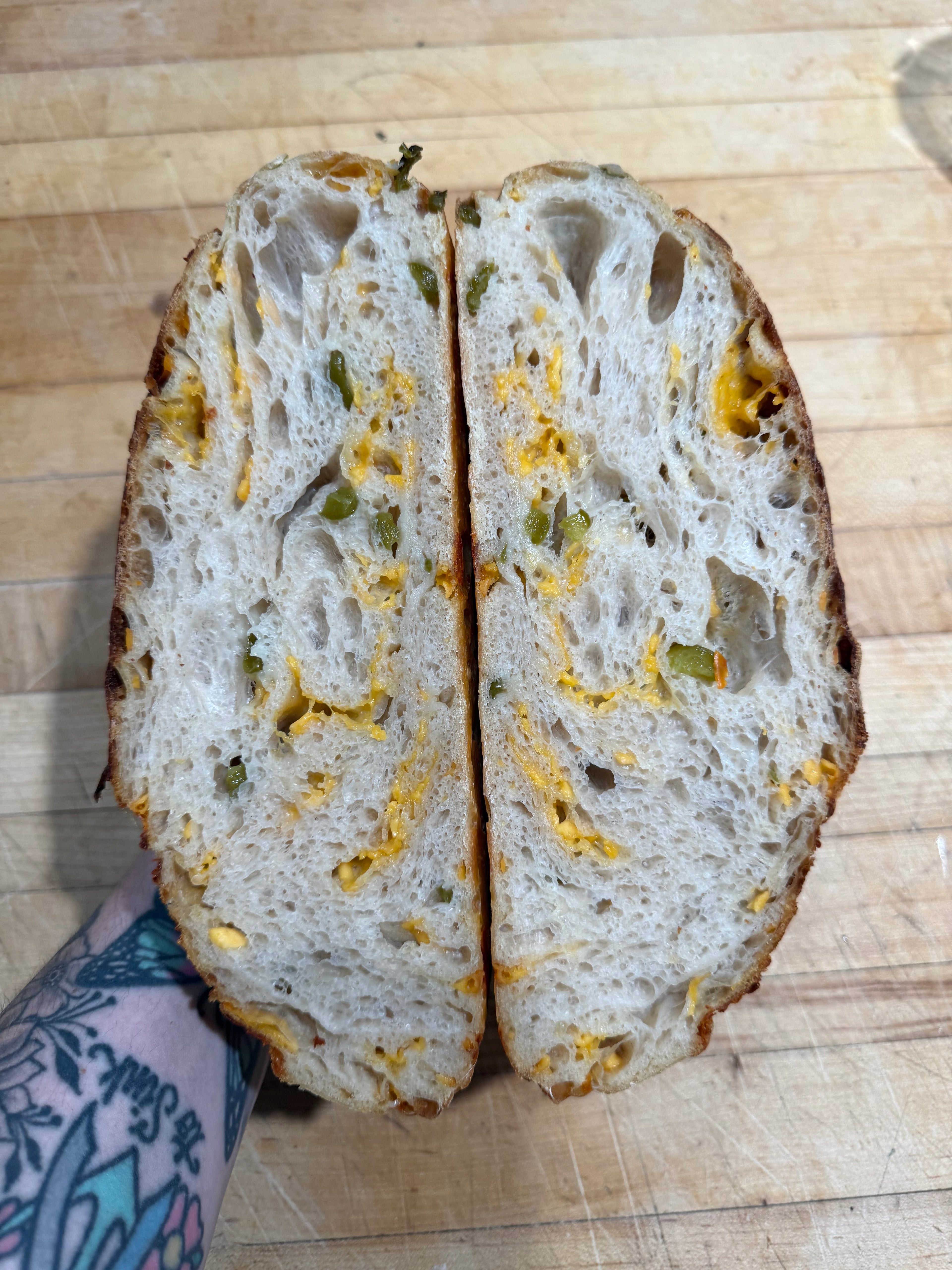 Jalapeno Cheddar Sourdough