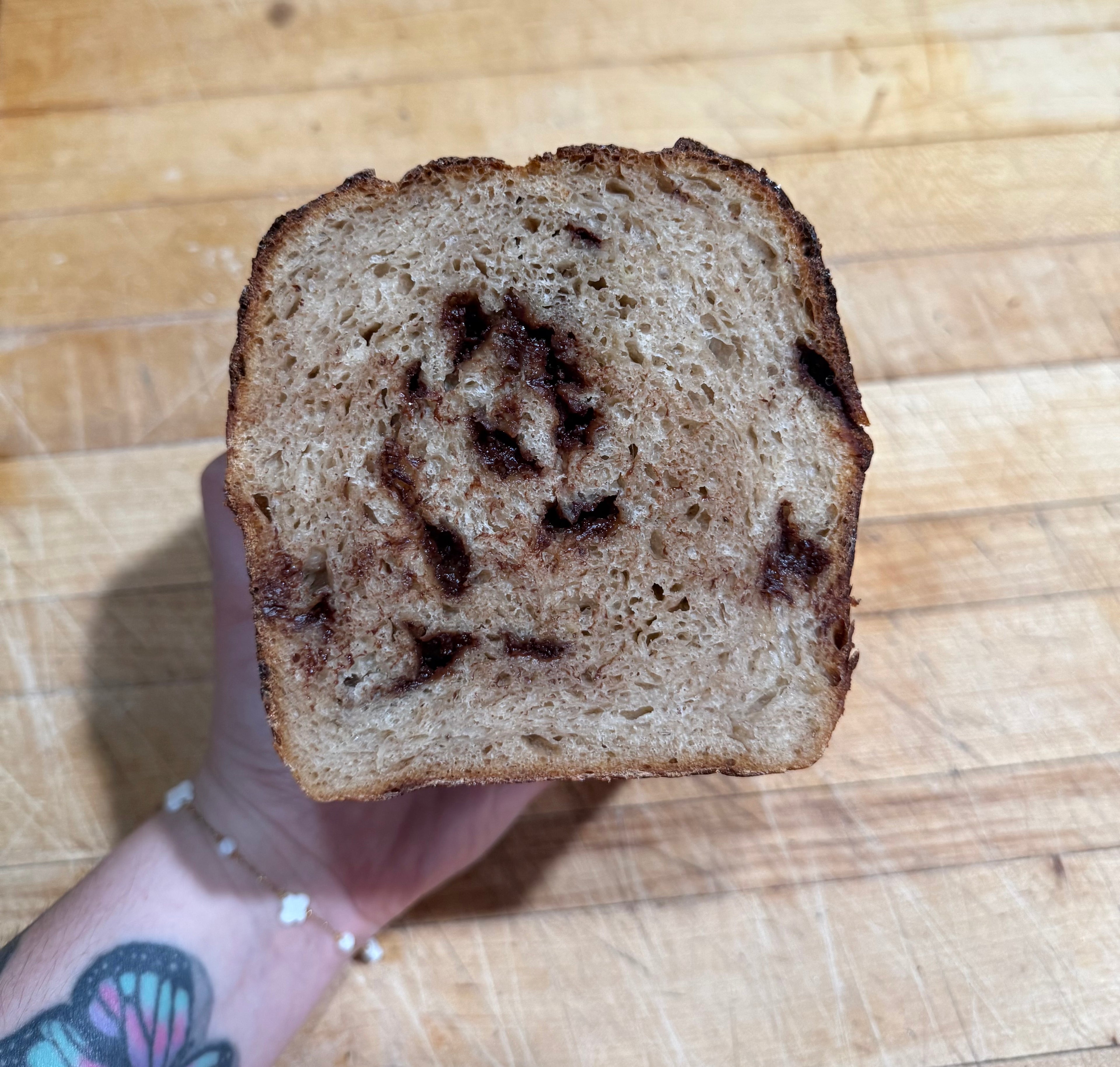 Banana Bread Chocolate Chip Sourdough
