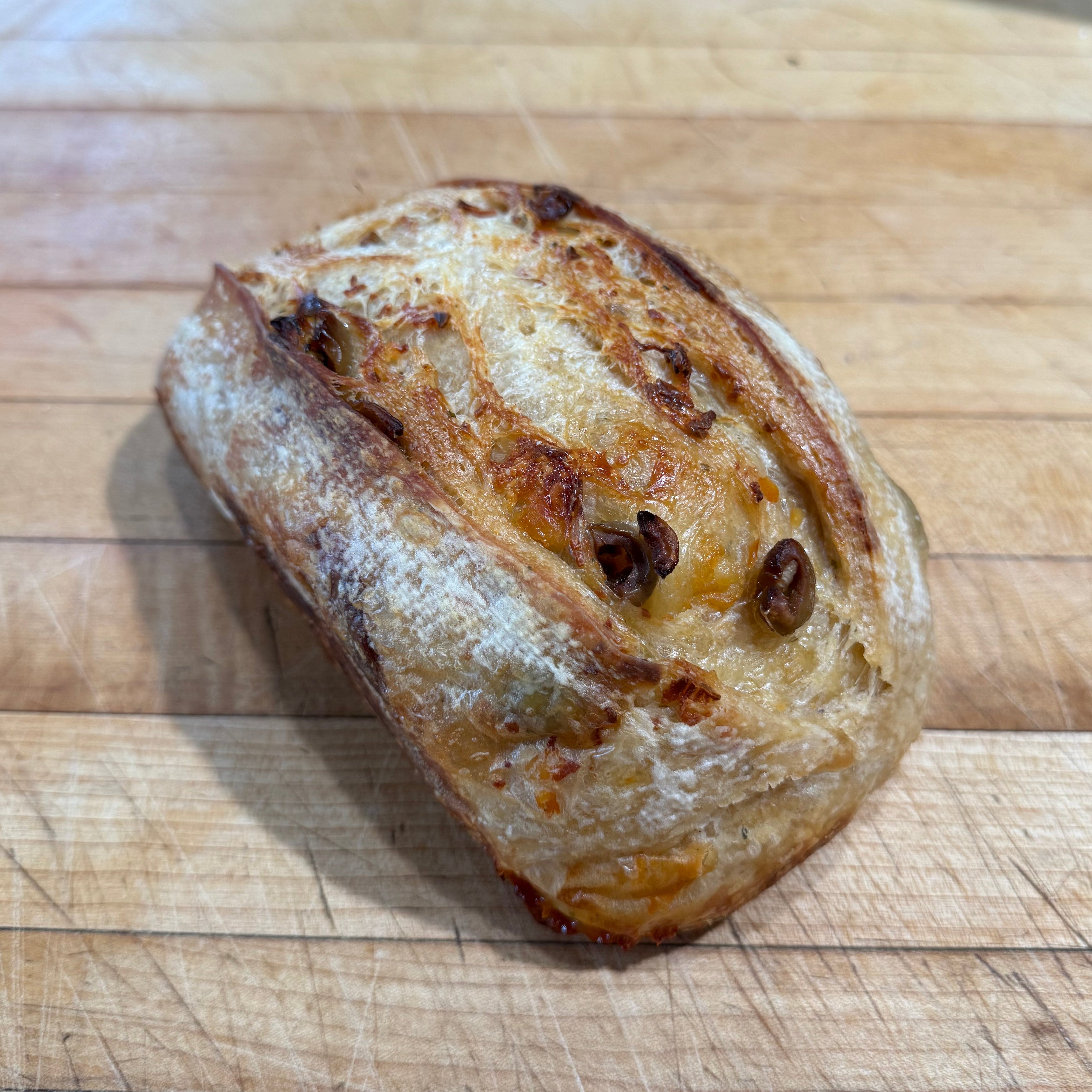 Mini Olive Provolone Sourdough