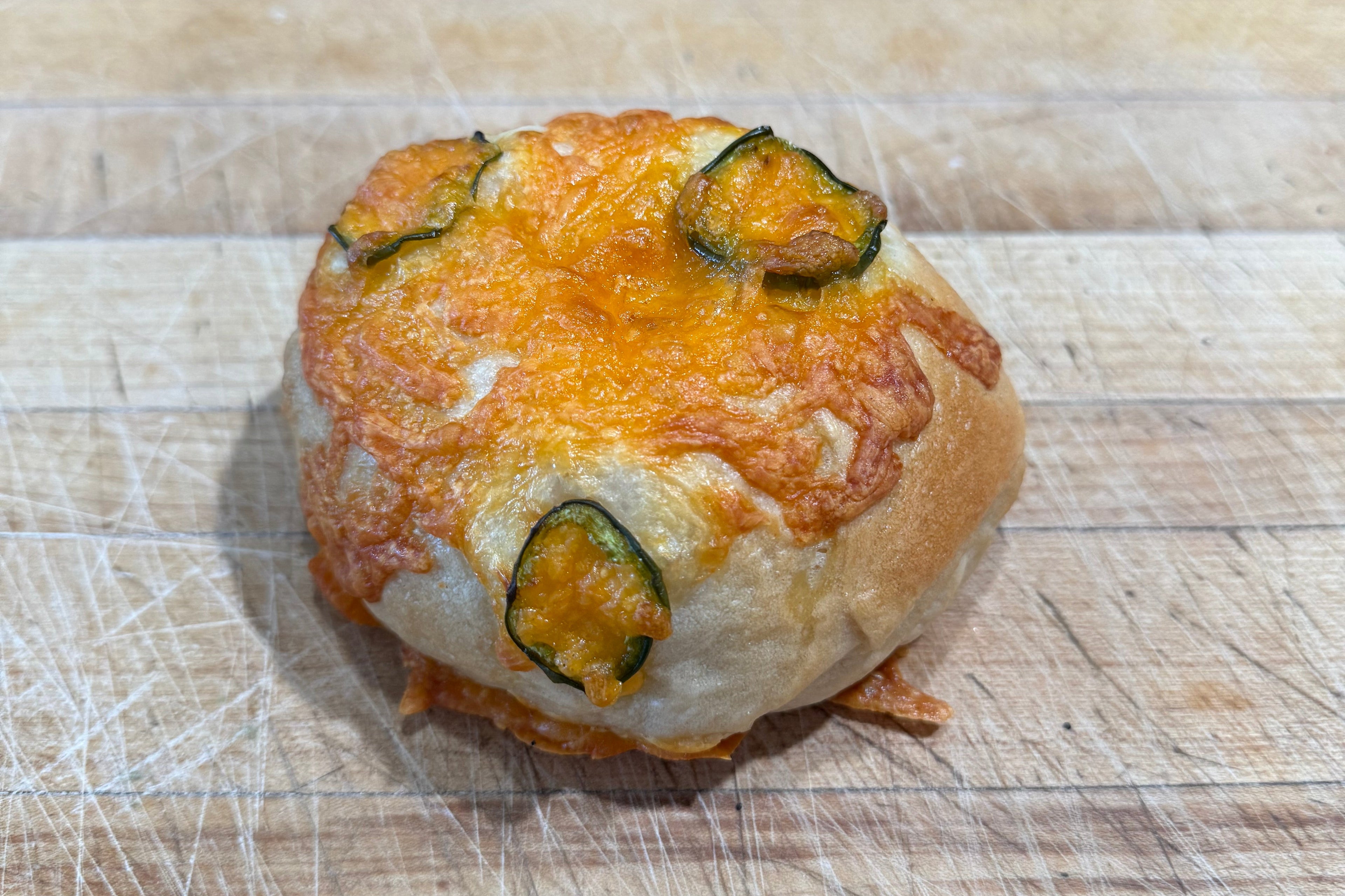 Jalapeno Cheddar Bagels